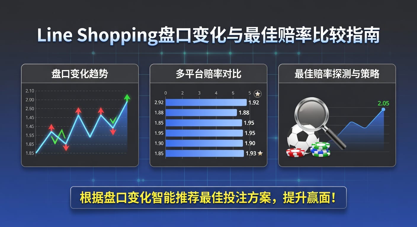 line shopping 盘口变化与最佳赔率比较：港版赛前读盘